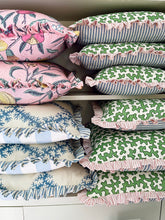 Load image into Gallery viewer, Green Squiggle + Pink Stripe Frill