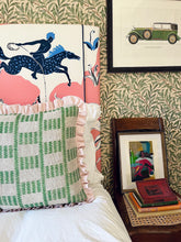 Load image into Gallery viewer, Green Zigzag + Your Choice of Frill / Back Fabric