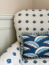 Load image into Gallery viewer, Blue Feathers + Pale Blue Frill