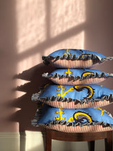 Load image into Gallery viewer, Blue Moon + Blue Stripe Frill