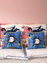 Load image into Gallery viewer, Blue Moon + Blue Stripe Frill