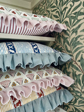 Load image into Gallery viewer, Printed Cotton Designs + Deep Linen Frill