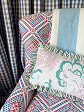 Load image into Gallery viewer, Pink and Green Cloud + Green Stripe Frill