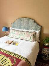 Load image into Gallery viewer, Pink and Green Cloud + Green Stripe Frill