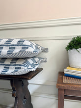 Load image into Gallery viewer, Blue Zigzag + Oxford Border