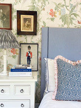 Load image into Gallery viewer, Navy Coral + Pink Stripe Frill