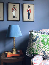 Load image into Gallery viewer, Tiger and Elephant + Blue Stripe Frill