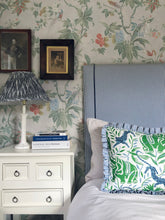 Load image into Gallery viewer, Tiger and Elephant + Blue Stripe Frill