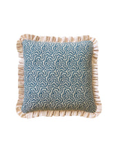 Load image into Gallery viewer, Navy Coral + Pink Stripe Frill