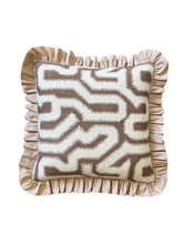 Load image into Gallery viewer, Chocolate Maze + Dusky Pink Beige Frill