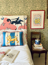 Load image into Gallery viewer, Blue Lion Stripe + Red Ticking Stripe Frill