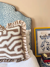 Load image into Gallery viewer, Chocolate Maze + Dusky Pink Beige Frill