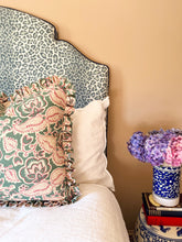 Load image into Gallery viewer, Turquoise and Pink Floral + Turquoise and Pink Floral Frill