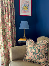 Load image into Gallery viewer, Turquoise and Pink Floral + Turquoise and Pink Floral Frill