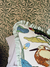 Load image into Gallery viewer, Botanical Multi Leaf + Green Stripe Frill