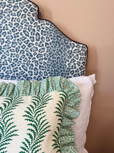 Load image into Gallery viewer, Green Scrolling Fern + Green Coral Frill