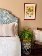 Load image into Gallery viewer, Pink Wide Stripe + Oxford Border