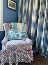 Load image into Gallery viewer, Blue Fruit + Blue Wide Stripe Frill