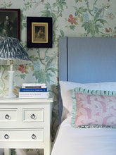 Load image into Gallery viewer, Dusky Pink Wave + Green Narrow Stripe Frill