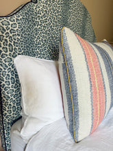 Load image into Gallery viewer, Pastel Stripe + Yellow Piping