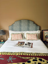 Load image into Gallery viewer, Dusky Pink Wave + Green Narrow Stripe Frill