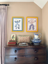 Load image into Gallery viewer, Dusky Pink Wave + Green Narrow Stripe Frill