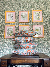 Load image into Gallery viewer, Teal Wavy Circle + Pink Narrow Stripe Frill