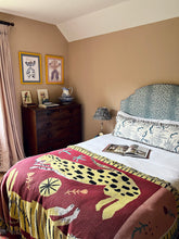 Load image into Gallery viewer, Navy Cloud + Navy Ticking Stripe Frill