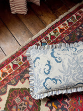 Load image into Gallery viewer, Navy Cloud + Navy Ticking Stripe Frill