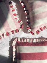 Load image into Gallery viewer, Pink Wide Stripe + Red Wide Stripe Frill