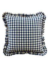 Load image into Gallery viewer, Navy Gingham + Navy Gingham Frill