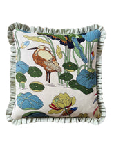 Load image into Gallery viewer, Botanical Multi Leaf + Green Stripe Frill