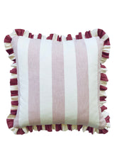 Load image into Gallery viewer, Pink Wide Stripe + Red Wide Stripe Frill