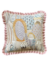 Load image into Gallery viewer, Patterned Pots + Pink Wide Stripe Frill