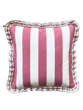 Load image into Gallery viewer, Red Wide Stripe + Red Medium Stripe Frill