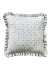 Load image into Gallery viewer, Aqua Leaf Trellis + Aqua Leaf Trellis Frill