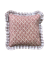 Load image into Gallery viewer, Red Geo Diamond + Red Stripe Frill