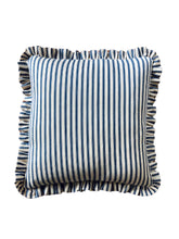 Load image into Gallery viewer, Navy Ticking Stripe + Navy Ticking Stripe Frill