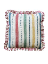 Load image into Gallery viewer, Multi Arrow Stripe + Your Choice of Frill / Piping and Back Fabric