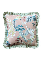 Load image into Gallery viewer, Jungle Scene + Green Stripe Frill