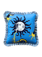 Load image into Gallery viewer, Blue Moon + Blue Stripe Frill