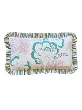 Load image into Gallery viewer, Pink and Green Cloud + Green Stripe Frill