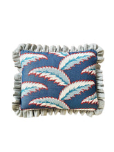 Load image into Gallery viewer, Blue Feathers + Pale Blue Frill