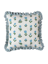 Load image into Gallery viewer, Blue Wild Tulips + Pale Blue Frill
