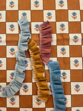 Load image into Gallery viewer, Indian Checks + Your Choice of Frill / Piping and Back Fabric
