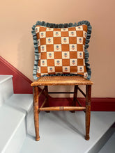 Load image into Gallery viewer, Indian Checks + Your Choice of Frill / Piping and Back Fabric
