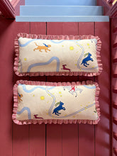 Load image into Gallery viewer, Cosmic Creatures + Red Candy Stripe Frill
