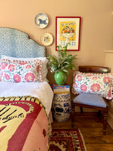 Load image into Gallery viewer, Pink Pretty Floral + Pale Pink Frill
