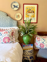 Load image into Gallery viewer, Pink Pretty Floral + Pale Pink Frill
