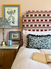 Load image into Gallery viewer, Blue Leopard + Pale Pink Frill
